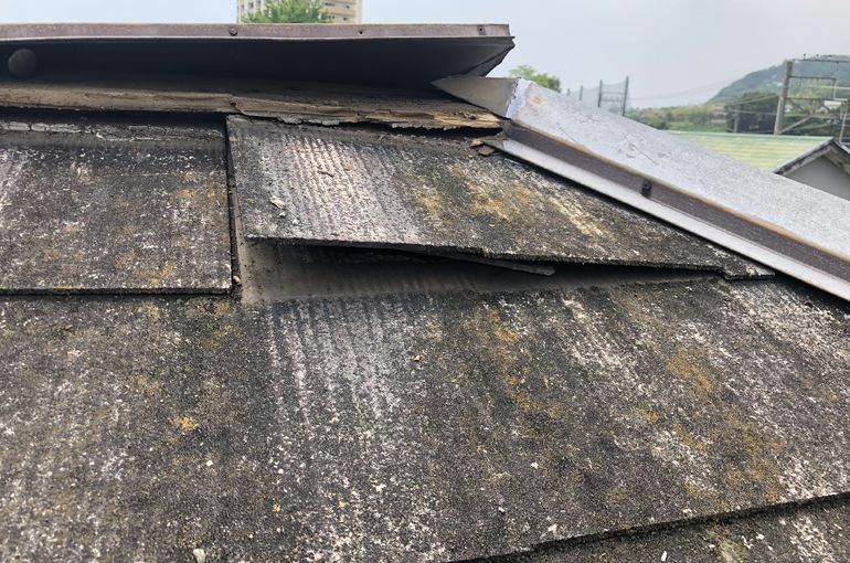 屋根リフォーム工事の現場調査2
